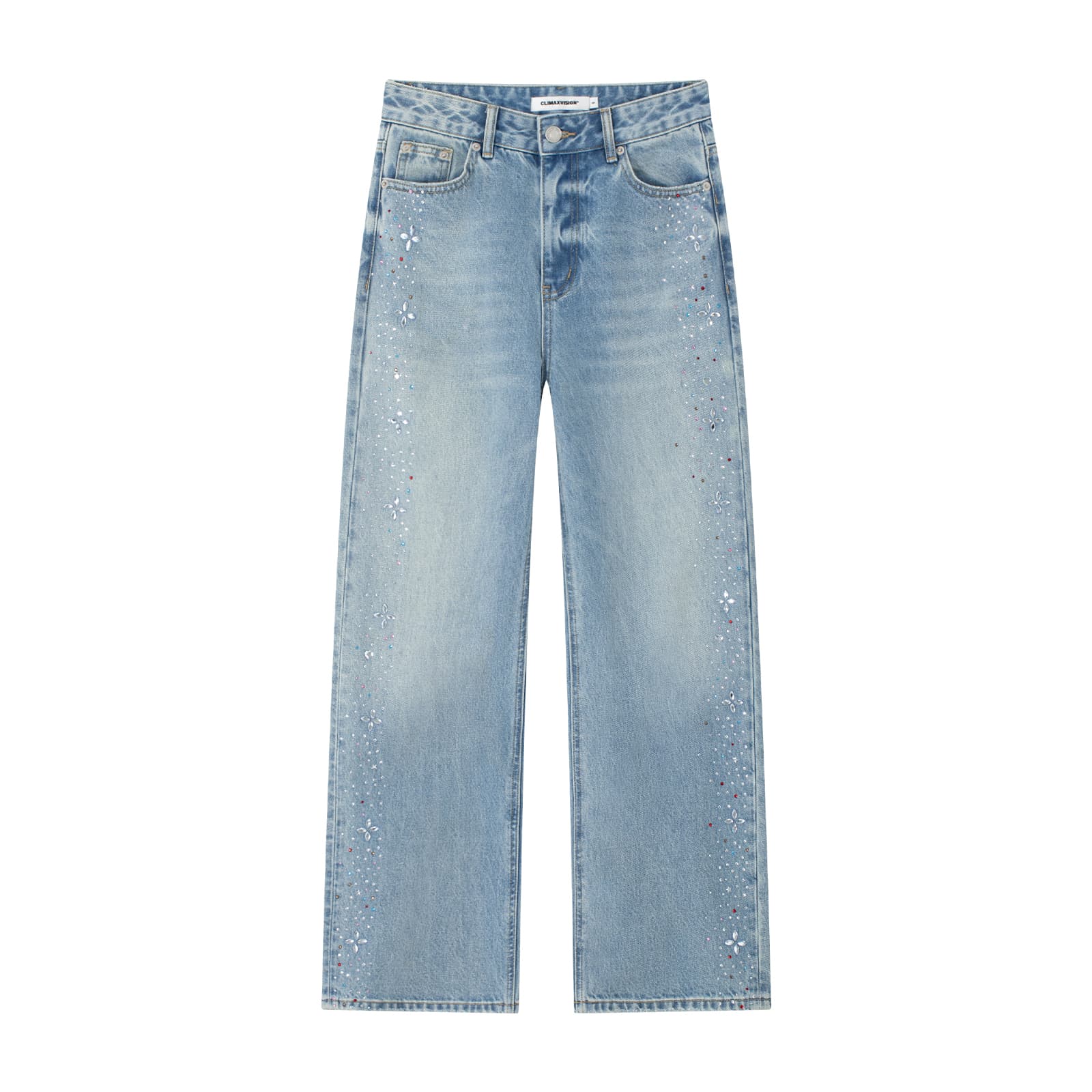 Джинсы CLIMAX VISION Blue Women's Jeans CLIMAX VISION Синий Женские Джинсы - изображение 1