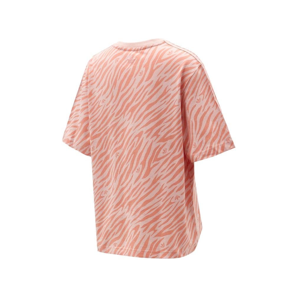 Футболка Adidas Originals Персиково-розовый Kids T-рубашки - изображение 2