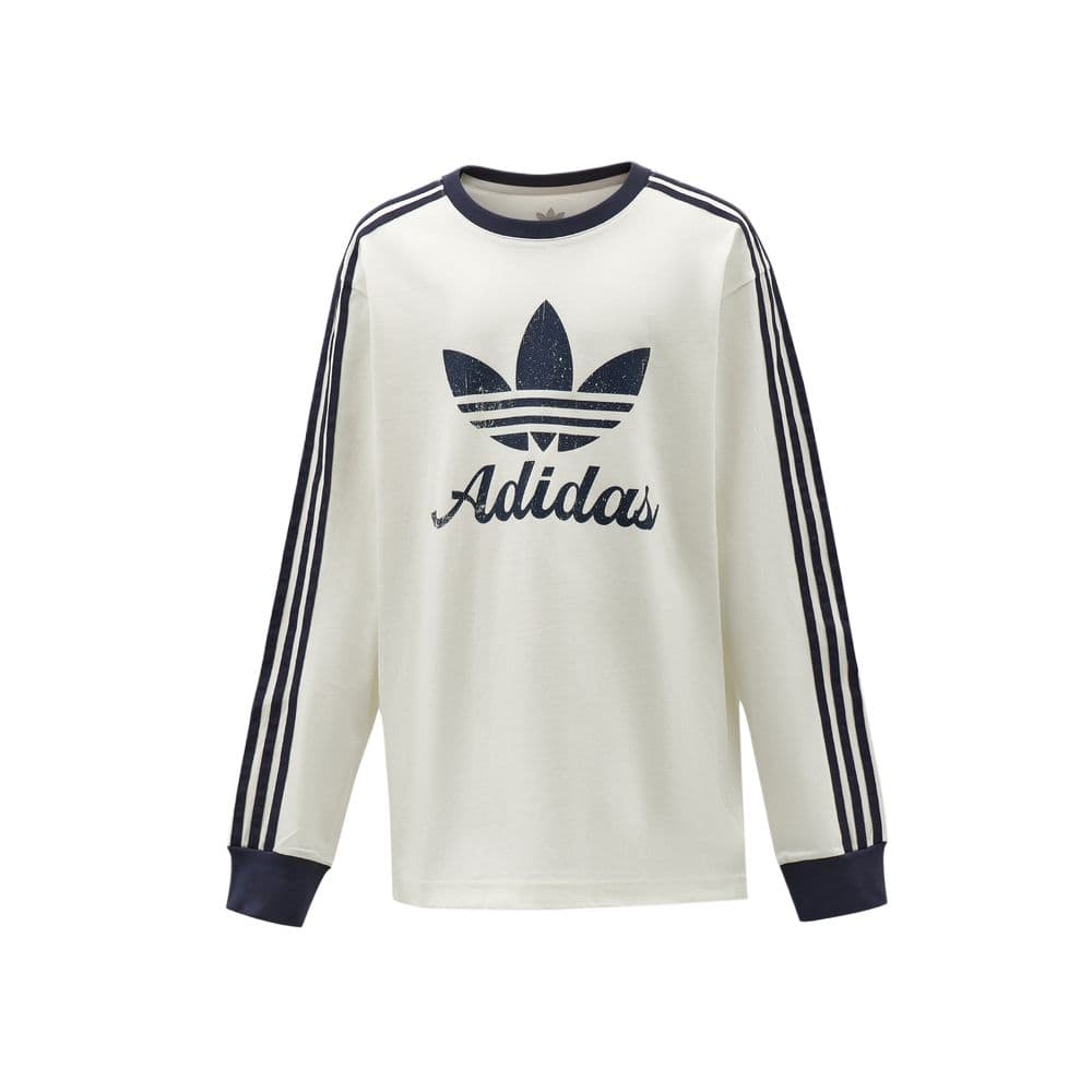 Футболка Adidas Originals Нефрит Белый Kids T-Рубашки - изображение 1