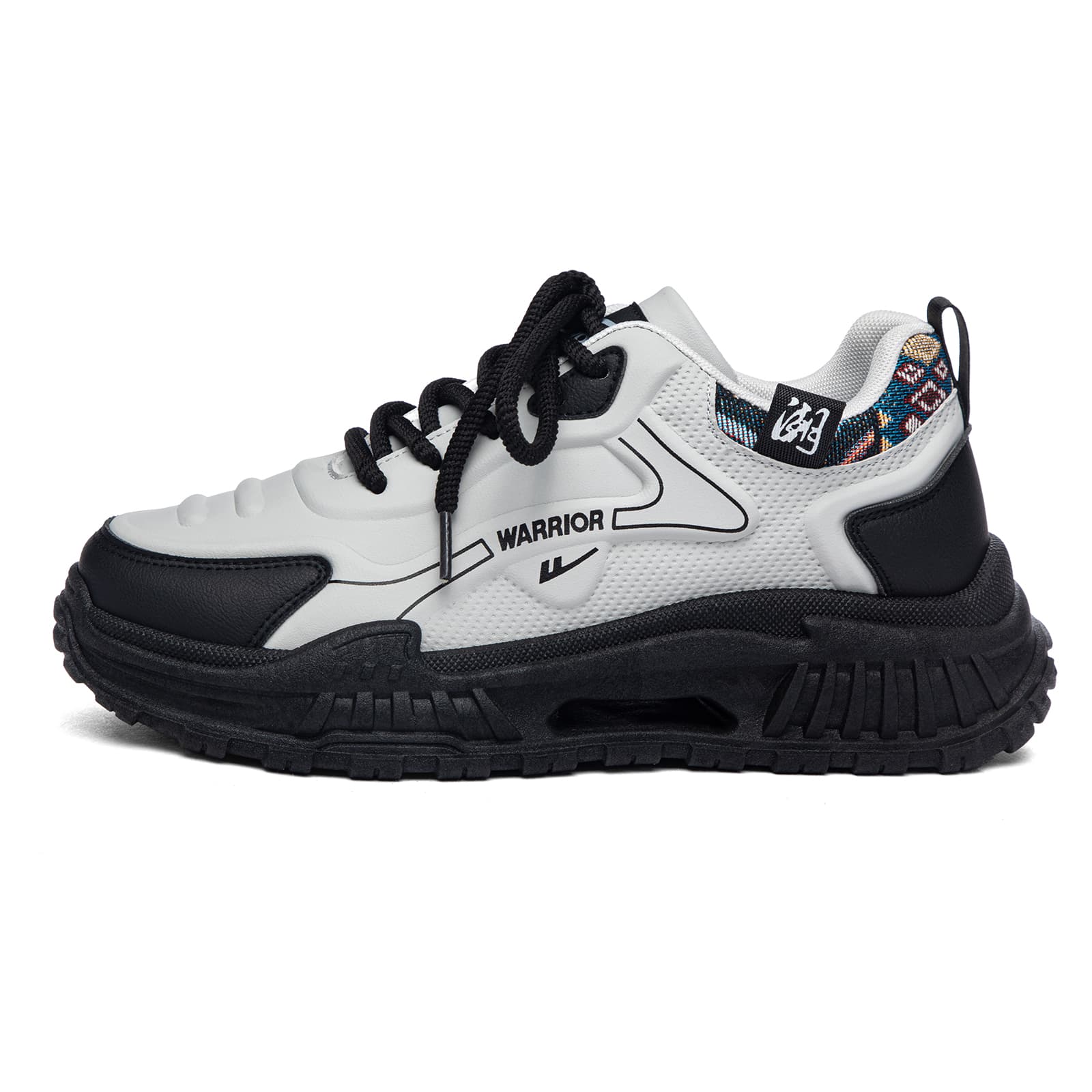 Кроссовки WARRIOR массивные кроссовки Low Top Светло-Серый Черный Мужской - изображение 1
