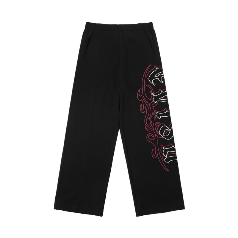 Штаны EVISU Черные Женские Повседневные Брюки - изображение 1