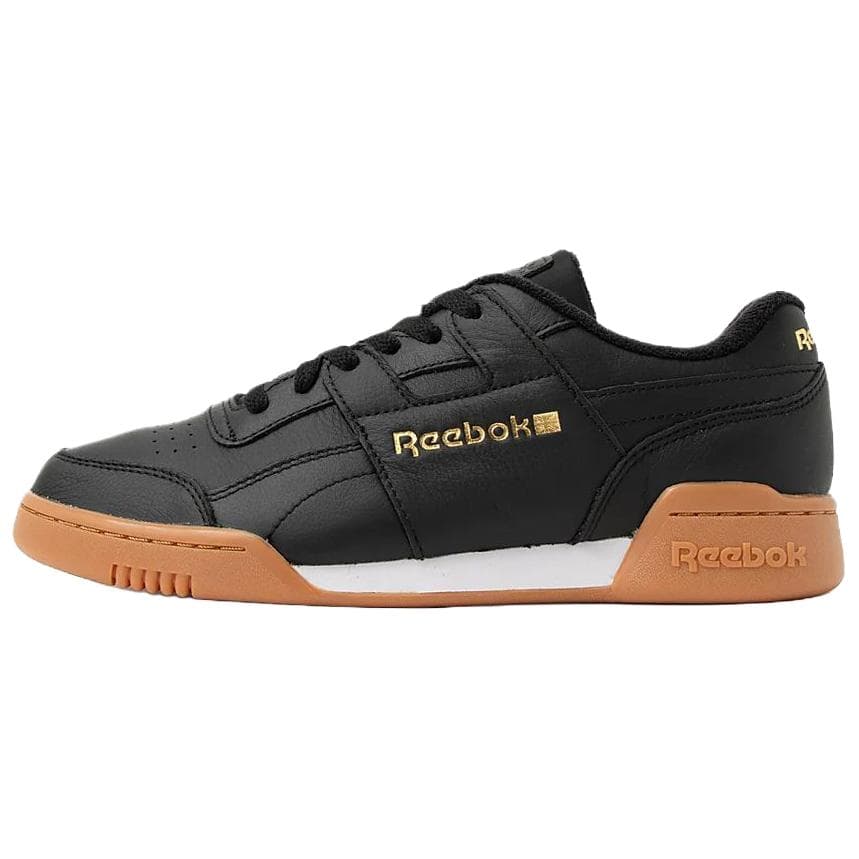 Кроссовки REEBOK Низкие кеды Повседневная обувь Унисекс Черный Золото RE-ENTER The Scene Возвращайтесь с шагом - изображение 1