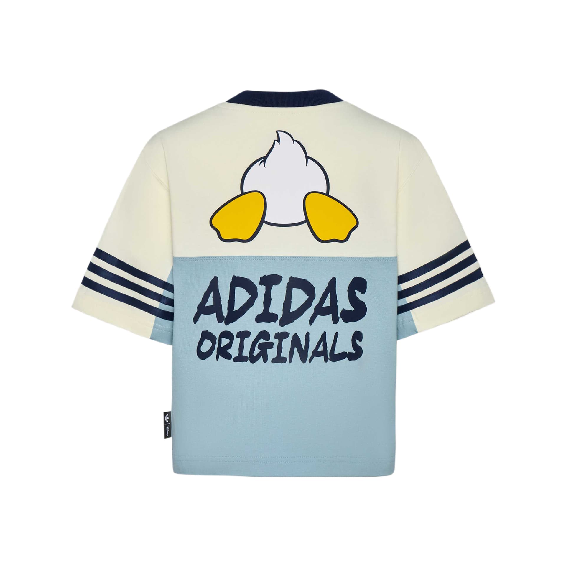 Футболка Adidas Originals Айвори Белый Серый Детские Футболки - изображение 2