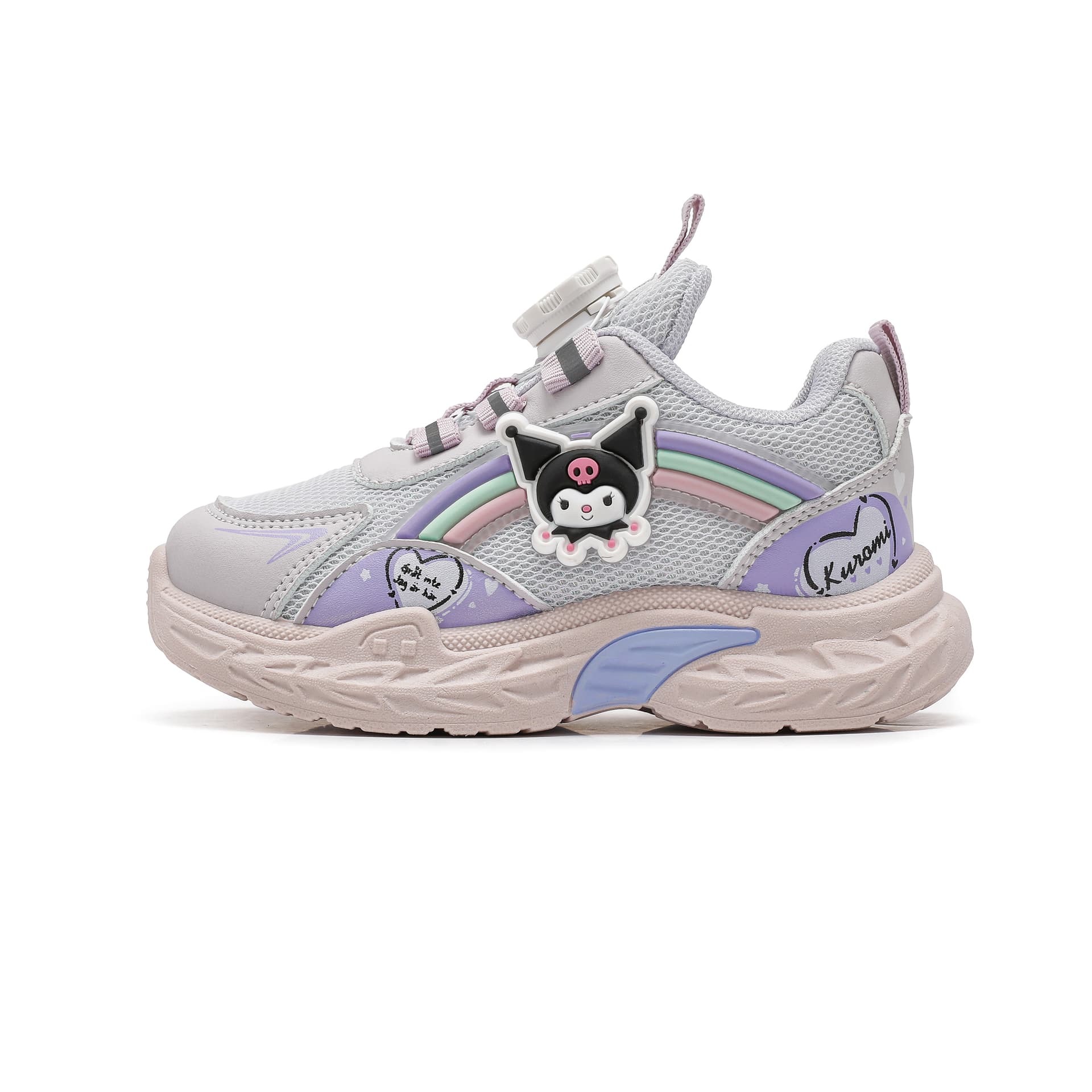 Кроссовки Санрио Kuromi Collection Детская повседневная обувь Low Топ Kids - изображение 1