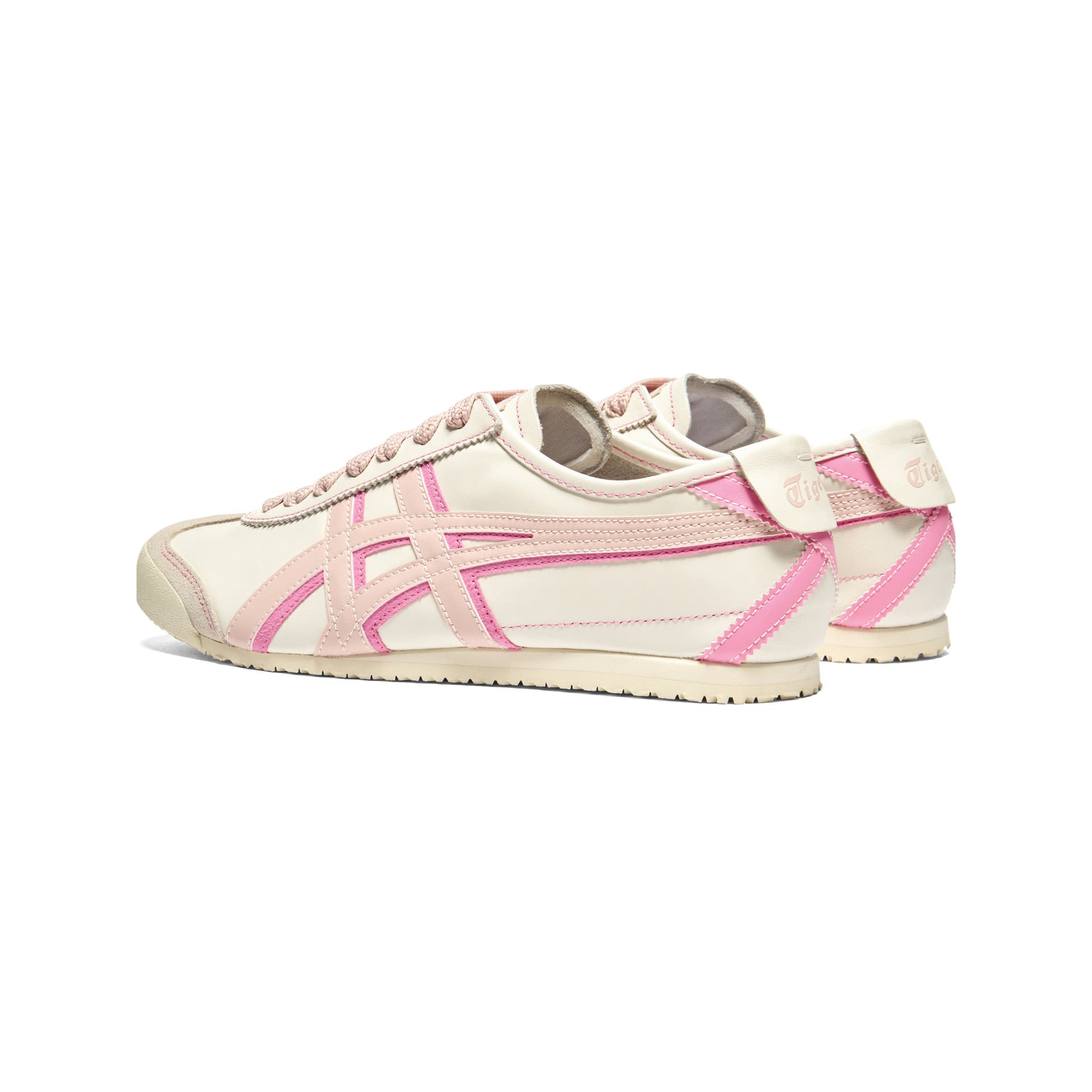 Кроссовки Onitsuka Tiger MEXICO 66 Повседневная обувь Низкий Топ Экрю Розовый Унисекс - изображение 4