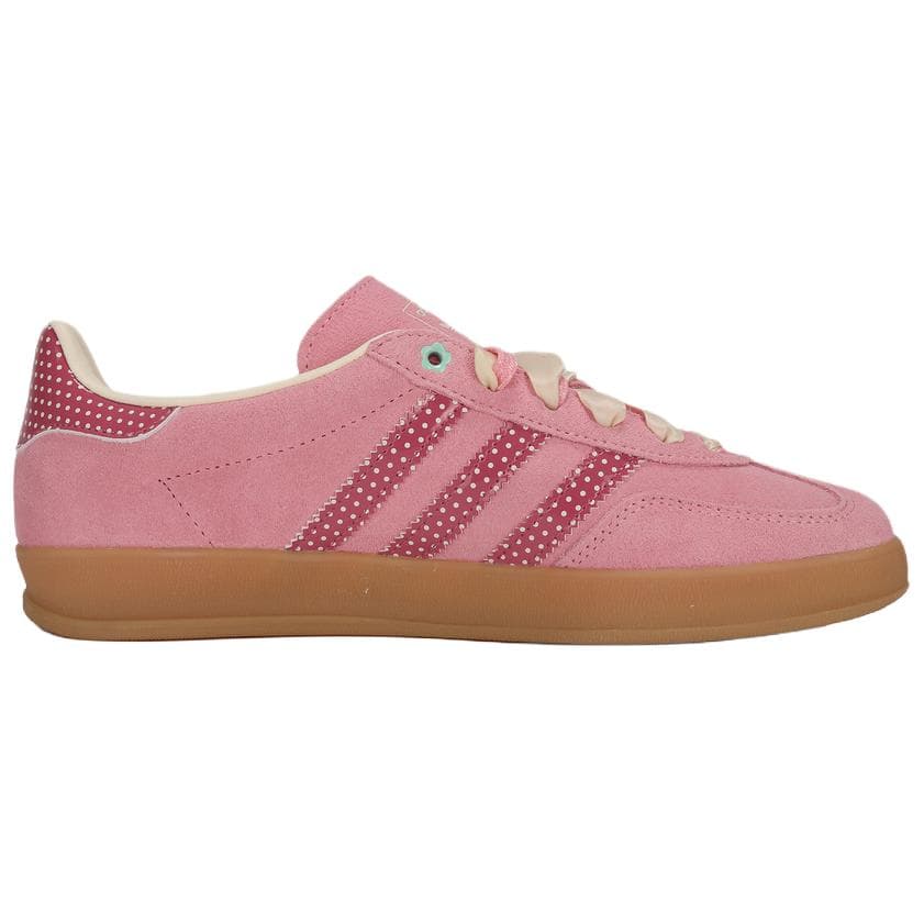 Кроссовки Adidas Originals GAZELLE INDOOR Кеды немецкой армии (GAT) Низкий Топ Розовый Женские - изображение 2