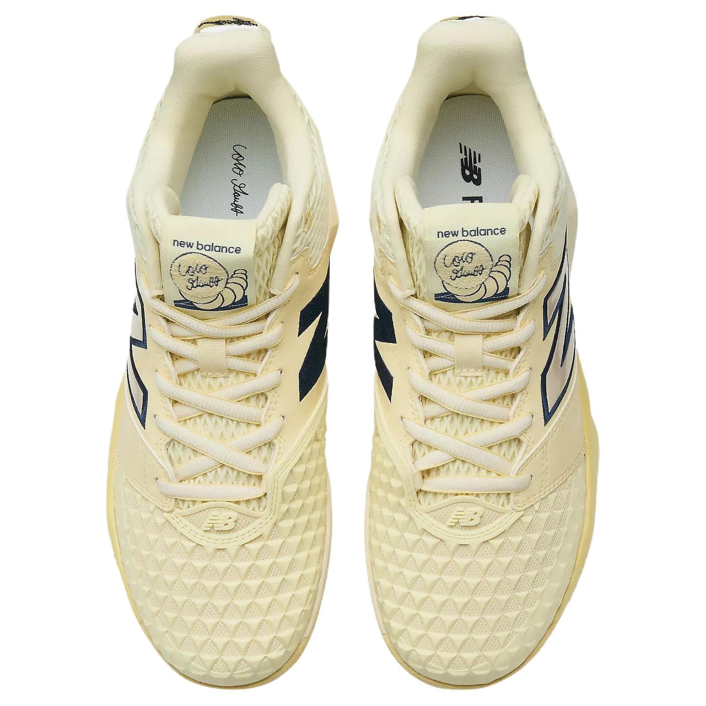 Кроссовки для тенниса New Balance Coco CG2 Теннисные кроссовки MID Топ Рассвет Мягкий Освежающий вариант Освежающий вариант Гриб Желтый Женские - изображение 4