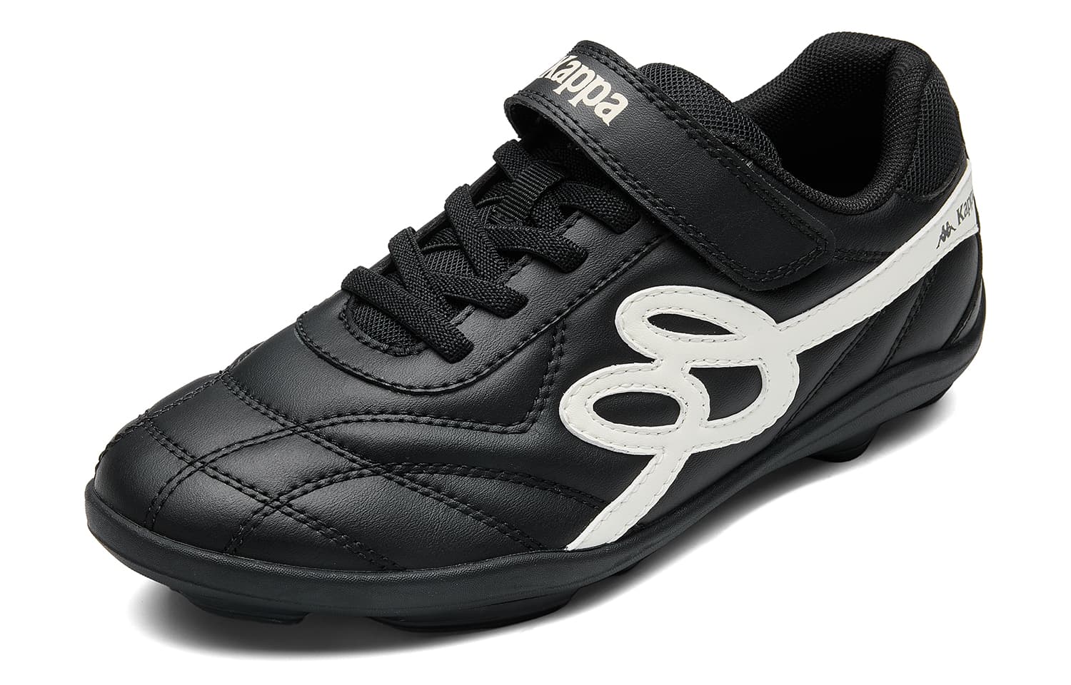 Бутсы Кроссовки для футбола KAPPA KIDS Low Top Черный Классический Белый Kids - изображение 3