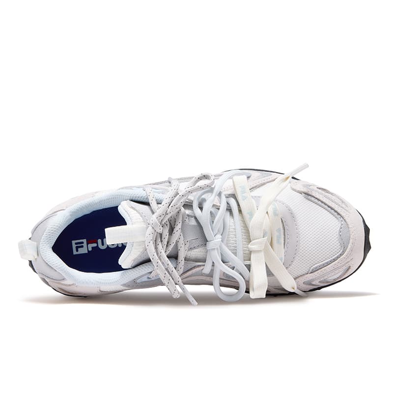 Кроссовки FILA FUSION BIANCO SLIM Лоу-топы Повседневная обувь Женская Снег Космический Серебристый - изображение 4