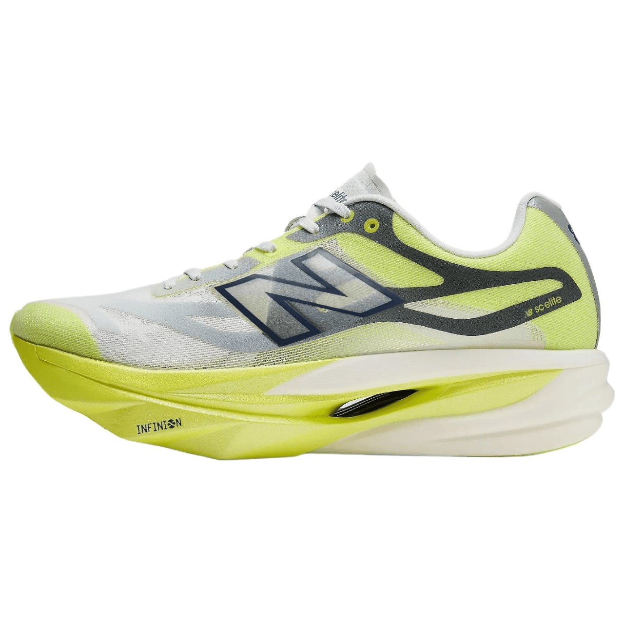 Кроссовки для бега new balance SuperComp Elite v6 Беговые кроссовки Low Топ Белый желтый Мужской - изображение 1