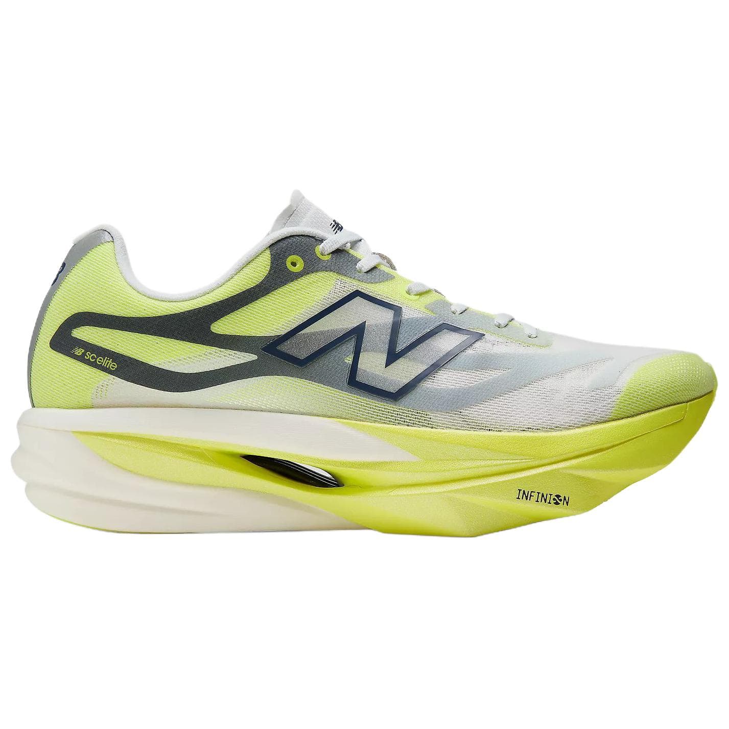 Кроссовки для бега new balance SuperComp Elite v6 Беговые кроссовки Low Топ Белый желтый Мужской - изображение 2