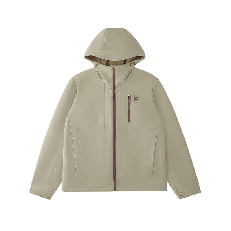 Куртка FILA FUSION Масляная живопись Хаки Унисекс Куртки - изображение 1