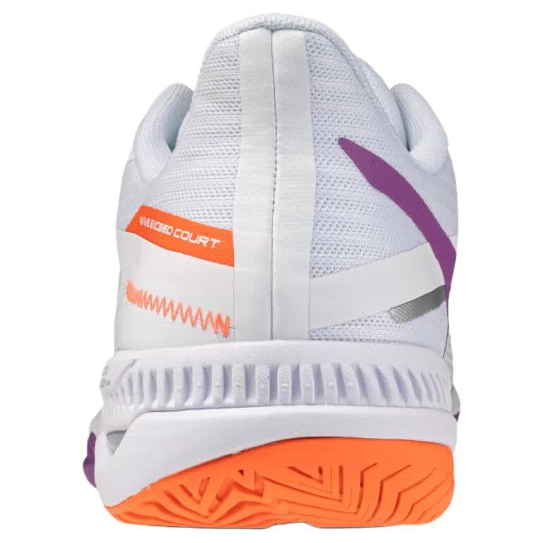Кроссовки для тенниса Mizuno WAVE EXCEED COURT Теннисные кроссовки Низкий топ Белый фиолетовый Женские - изображение 3