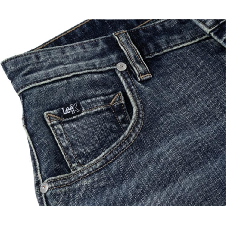 Джинсы LEE Medium Dark Blue Women's Jeans LEE Средне-темно-синие женские джинсы - изображение 2