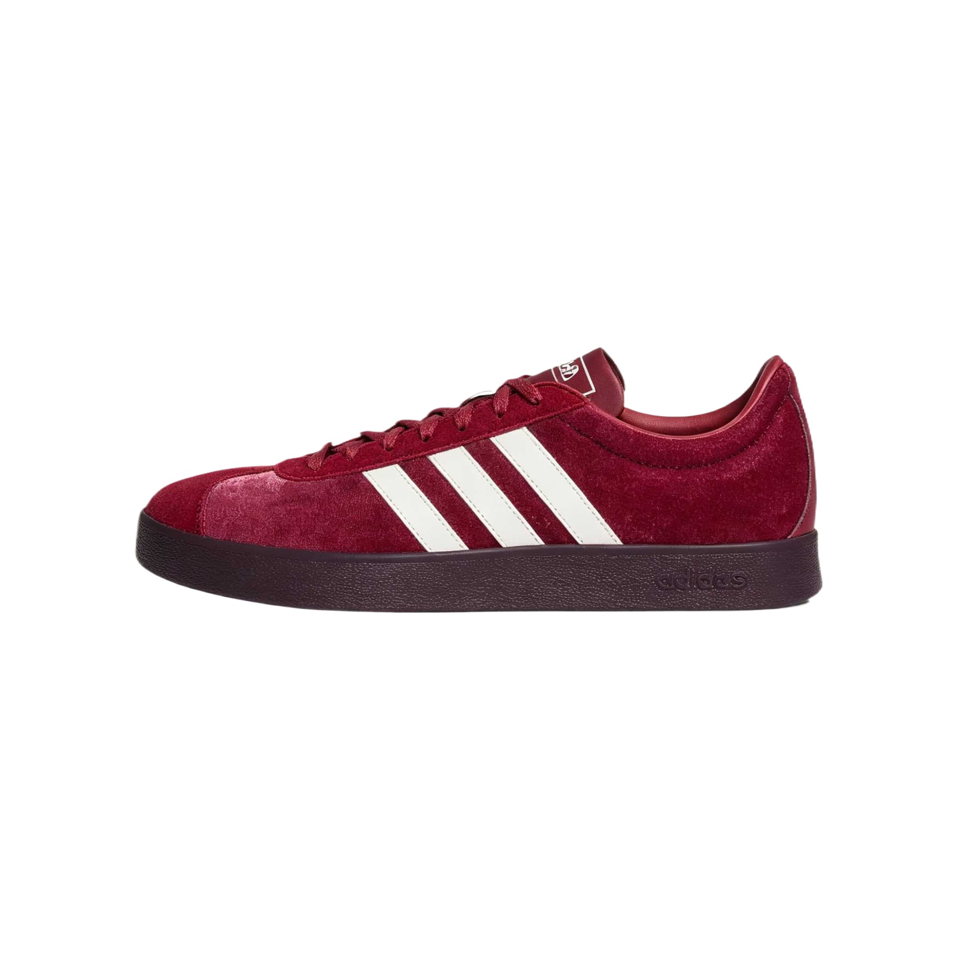 Кроссовки Adidas Vl Court Кеды немецкой армии (GAT) Низкий топ Красный Нефритовый белый Унисекс - изображение 1