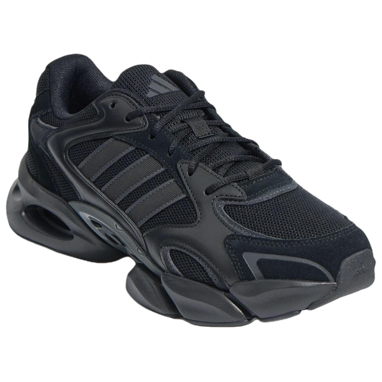 Кроссовки Adidas MEGASTRIDE массивные кроссовки низкий топ черный угольно-черный темно-серый унисекс - изображение 3