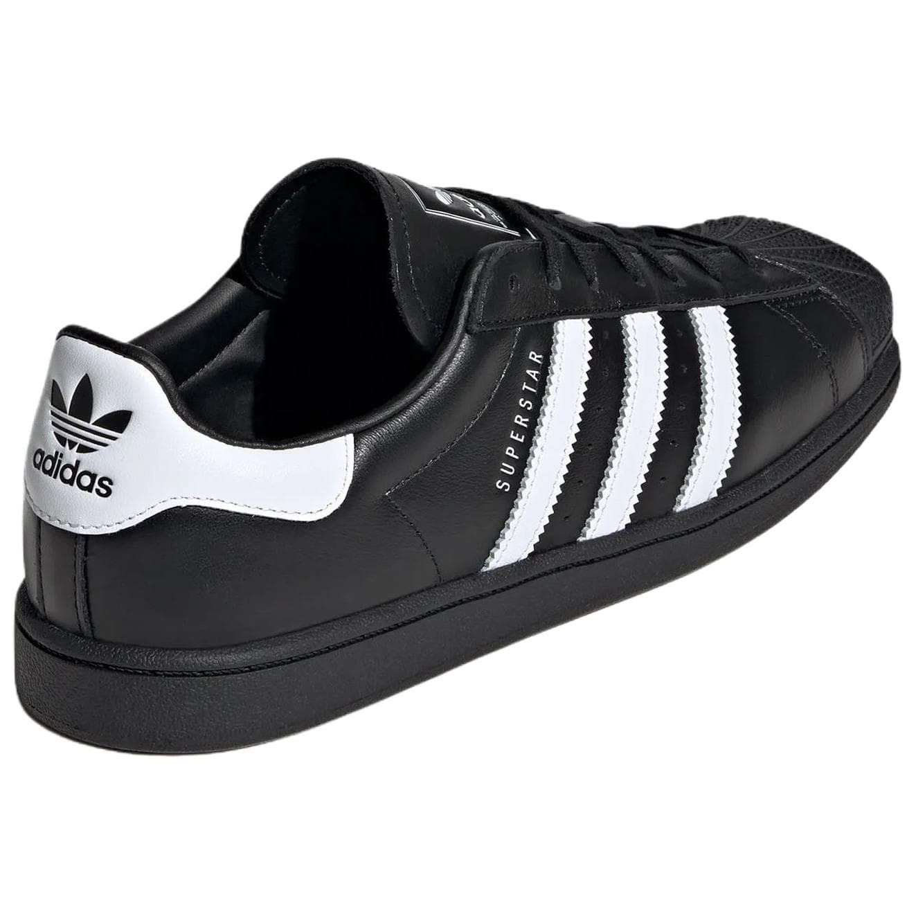Кроссовки Adidas Originals Superstar Кеды для скейтбординга Low Топ Черный Белый Женские - изображение 5