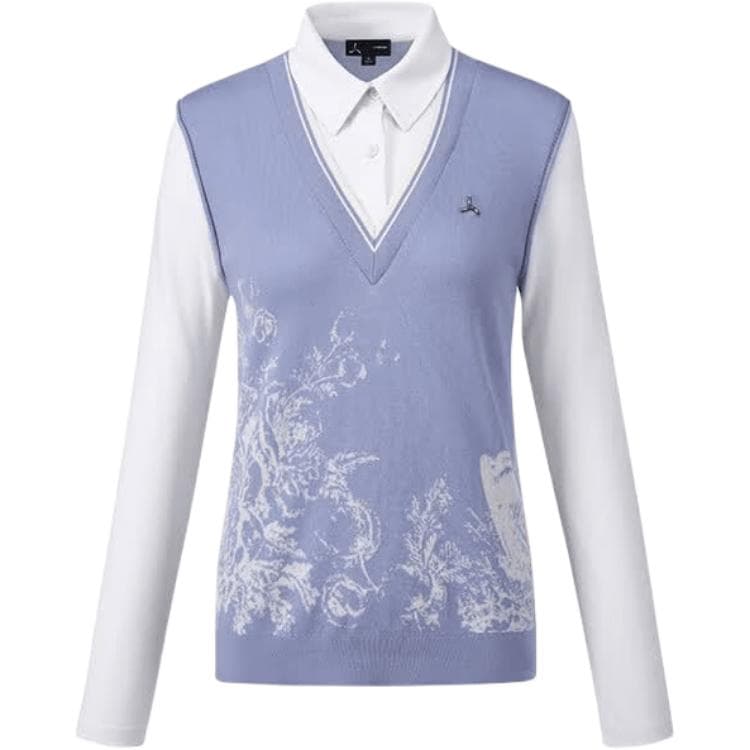 LI NING 1990 Wind Bell Blue Women's Polo - изображение 1