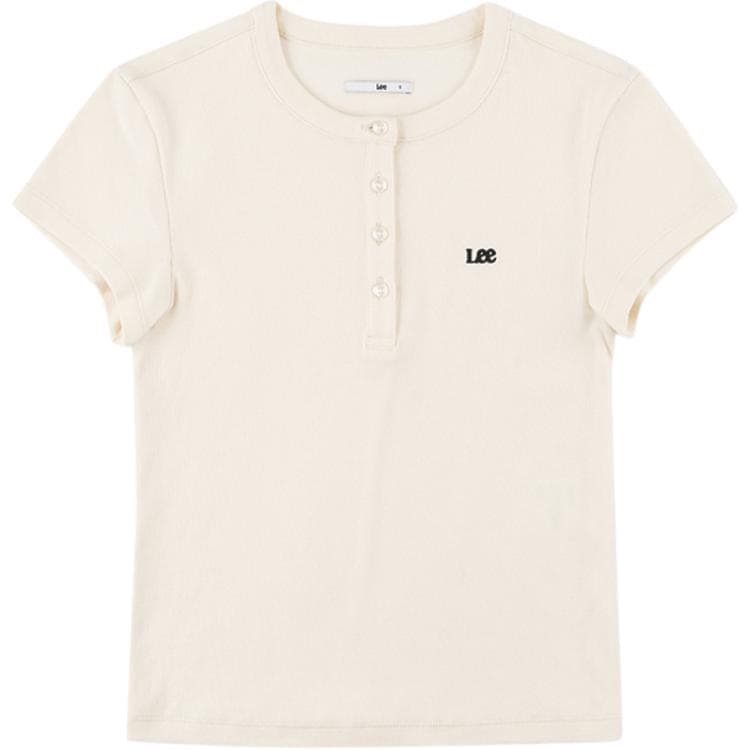 Футболка Lee Экрю Женские T-рубашки - изображение 1