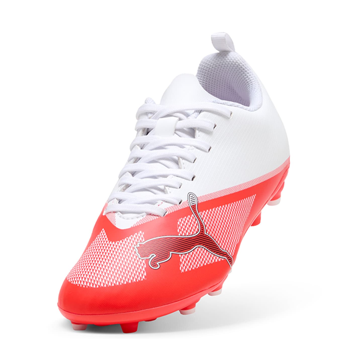 Бутсы PUMA Ultra 7 Детские футбольные бутсы Низкий Топ Красный Белый Kids - изображение 3