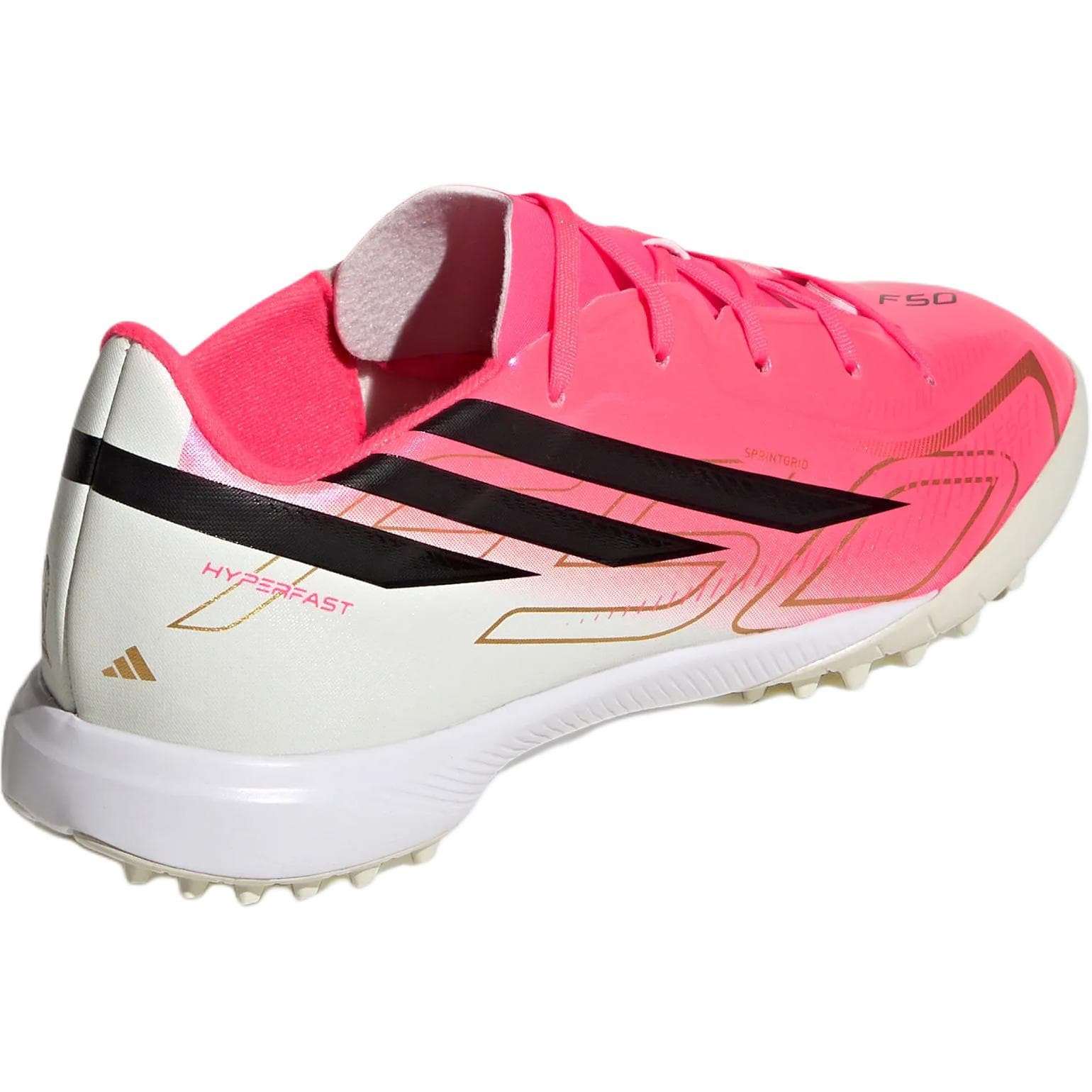 Бутсы Adidas Детские футбольные бутсы Low Топ Розовый Белый Kids - изображение 4