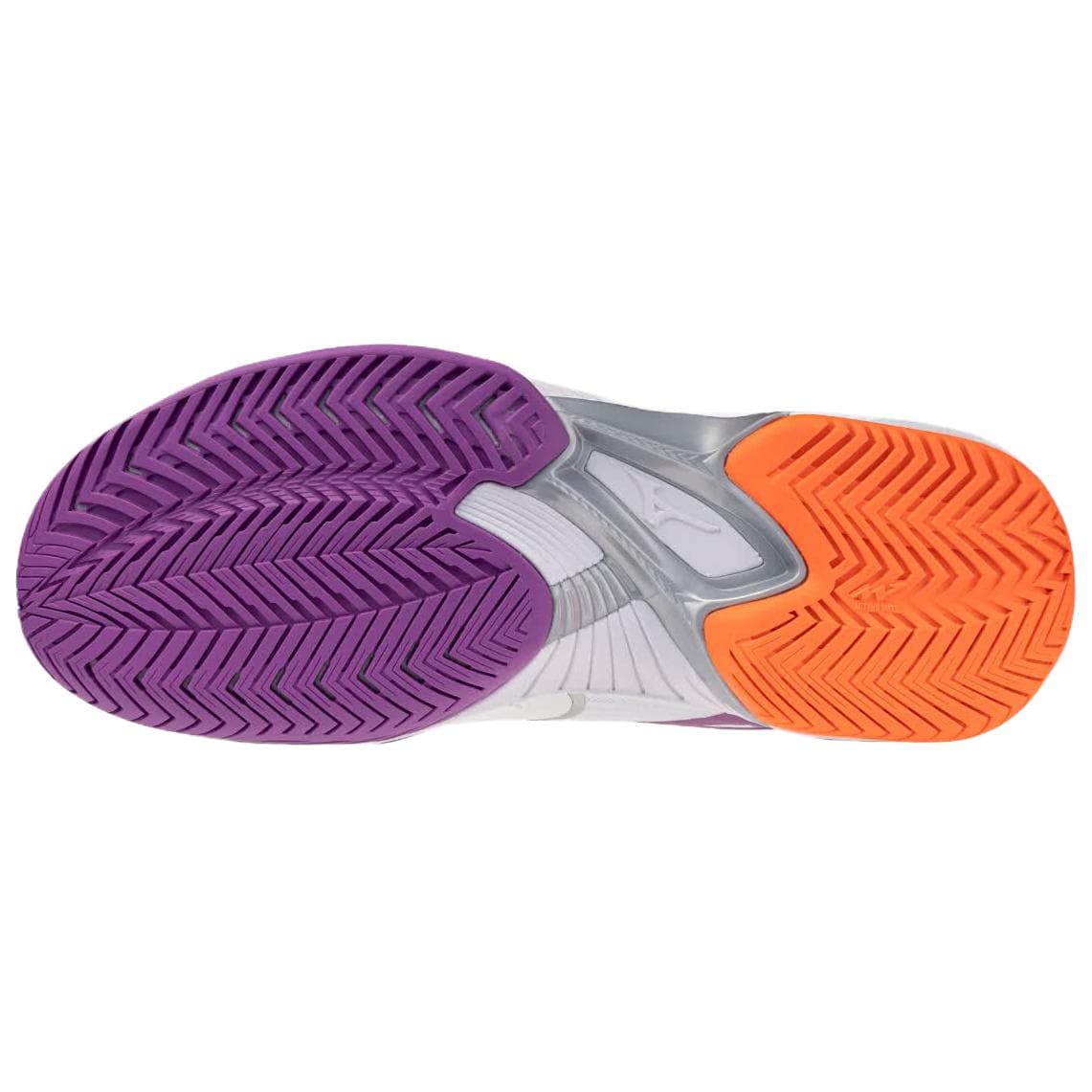 Кроссовки для тенниса Mizuno WAVE EXCEED COURT Теннисные кроссовки Низкий топ Белый фиолетовый Женские - изображение 4
