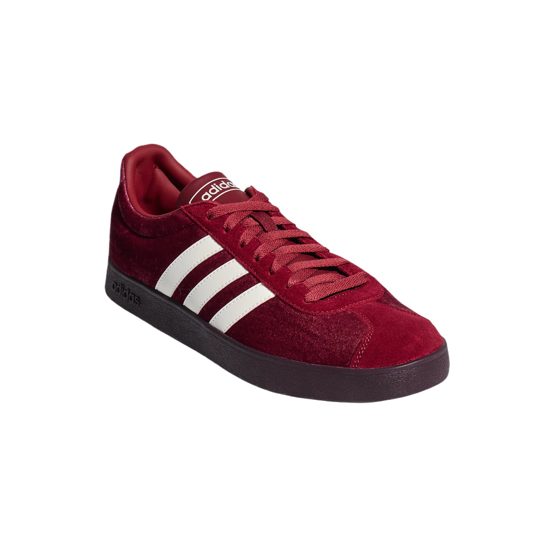 Кроссовки Adidas Vl Court Кеды немецкой армии (GAT) Низкий топ Красный Нефритовый белый Унисекс - изображение 3