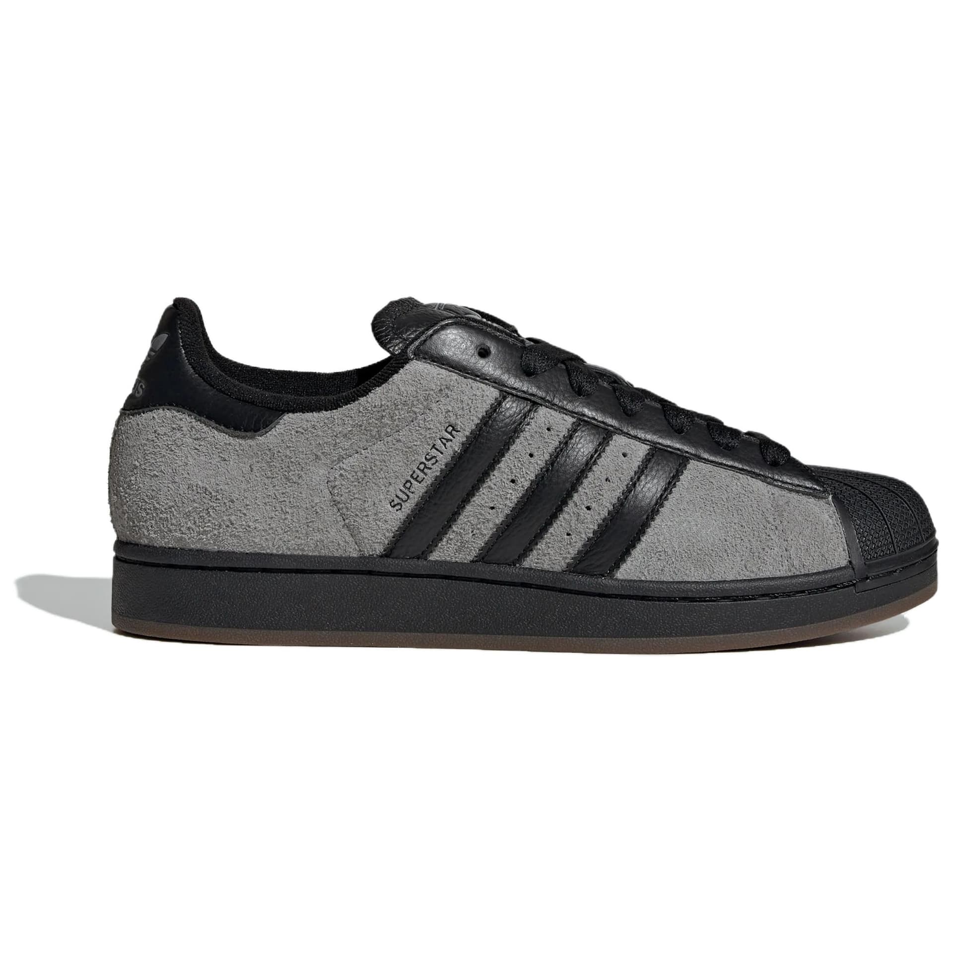Кроссовки Adidas Originals SUPERSTAR 2 Skate Shoes Low Top Серый Черный Смола Желтый Унисекс - изображение 2