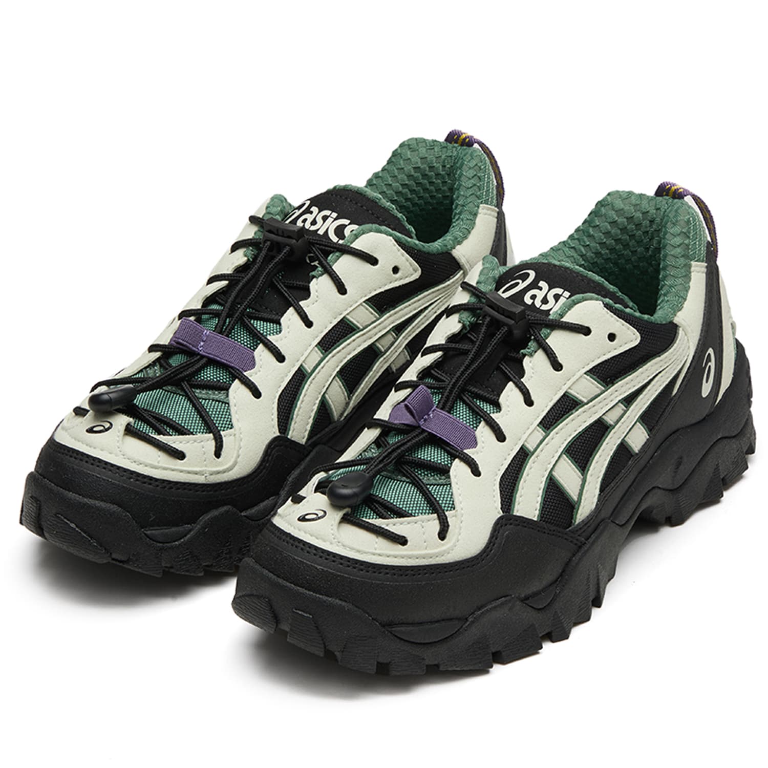Кроссовки ASICS Гель PICKAX Уличная обувь Низкий Топ Черный Унисекс - изображение 4