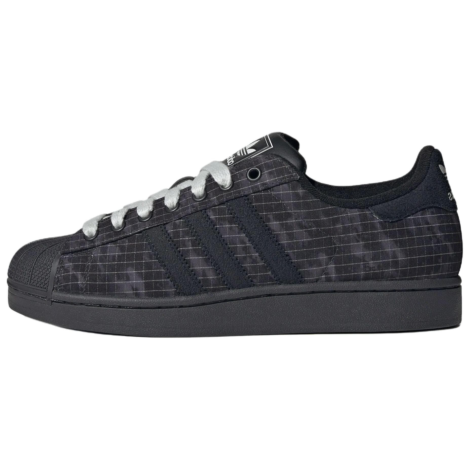 Кроссовки Adidas Originals Superstar 2 Skate Shoes Low Top Темно-серый Черный Графитовый Черный Унисекс - изображение 1
