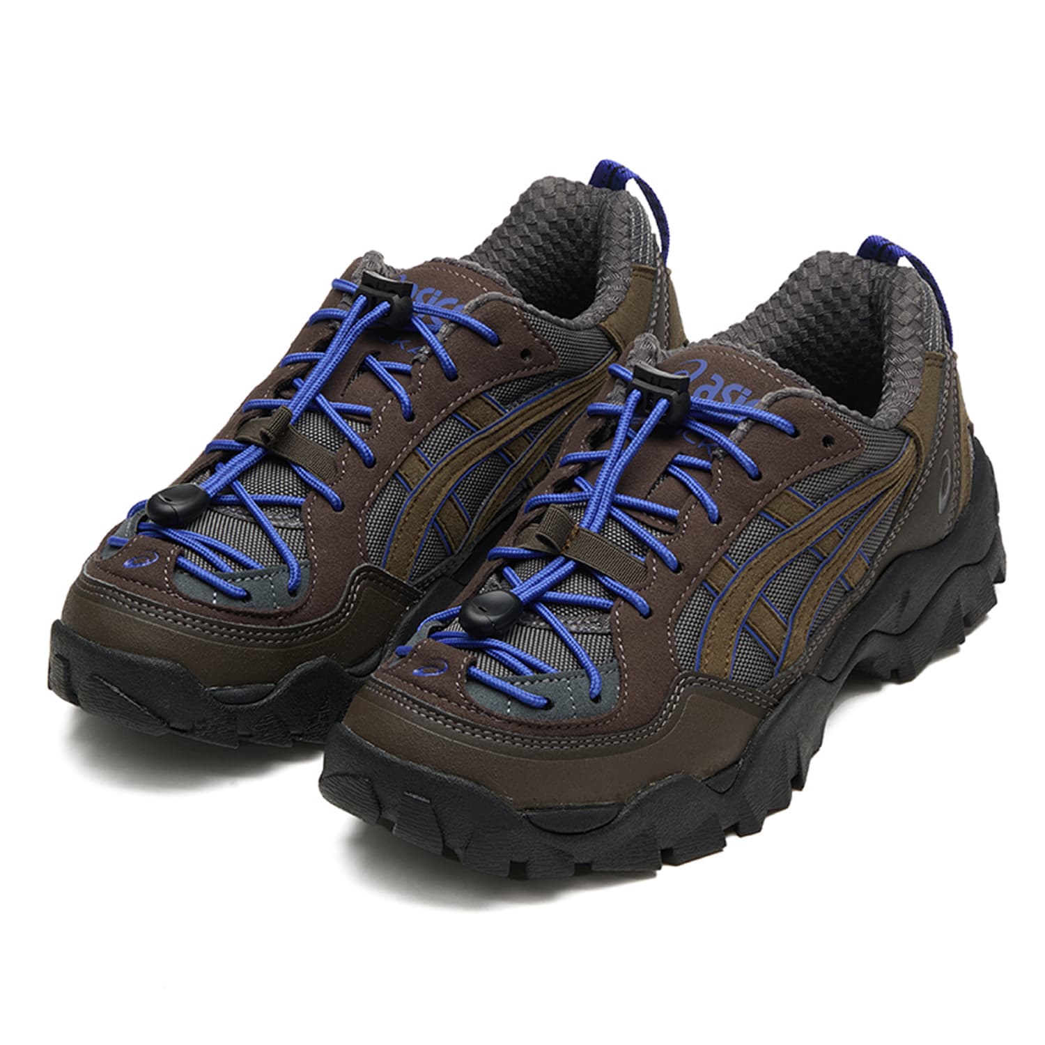 Кроссовки ASICS Гель PICKAX Уличная обувь Низкий Топ Кофейный Унисекс - изображение 3