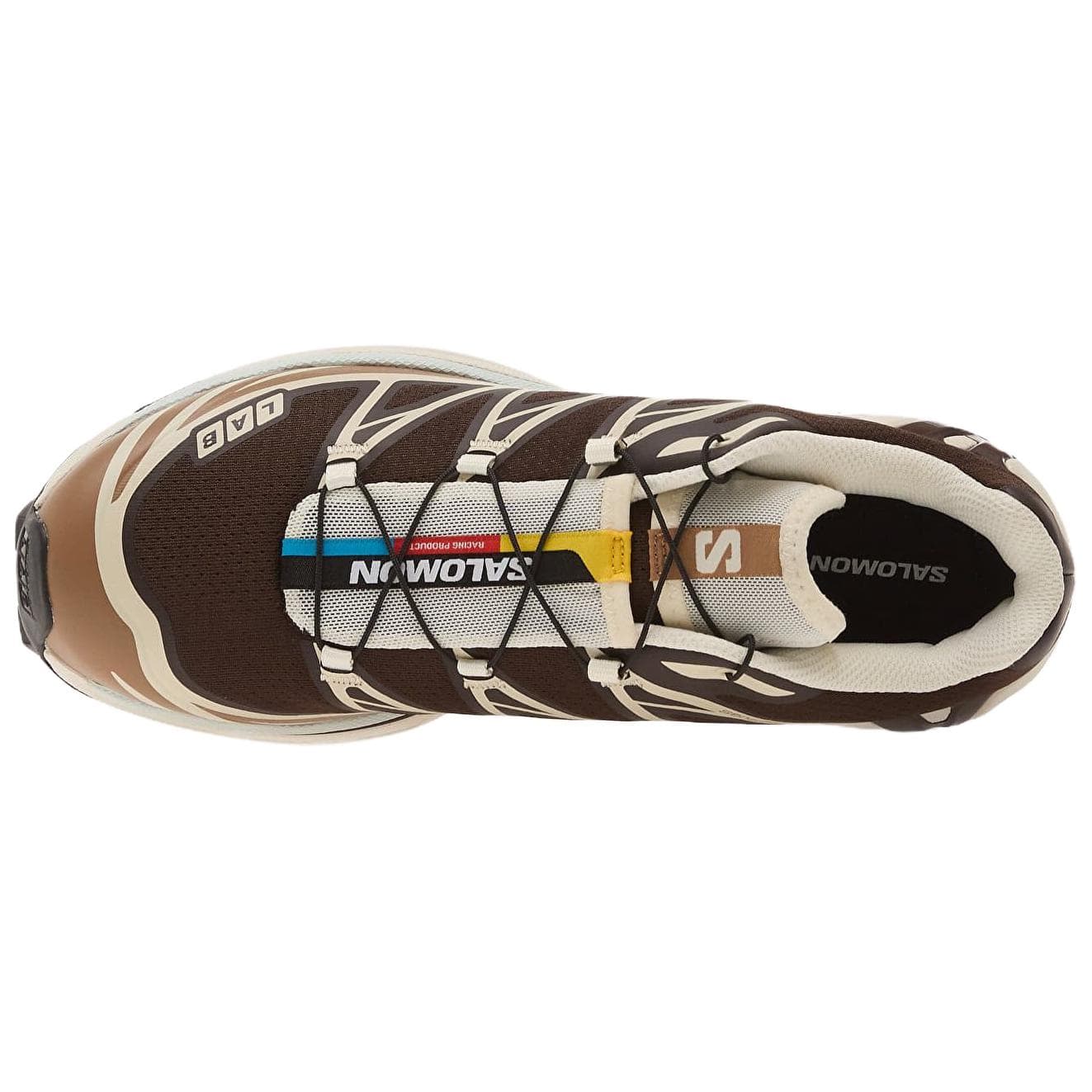Кроссовки для бега Salomon XT 6 Беговые кроссовки Низкий Топ Шоколадный Коричневый Унисекс - изображение 3
