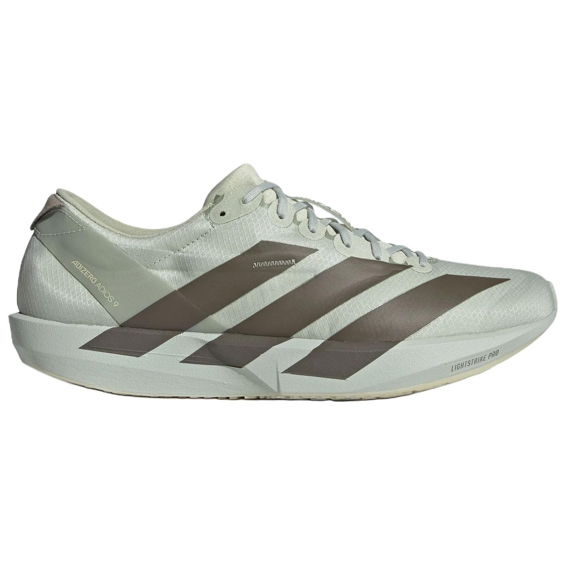 Кроссовки для бега Adidas Adizero Adios 9 Беговые кроссовки Halo Зеленый Ветвистая умбра ICICLE Золото Мужской - изображение 2