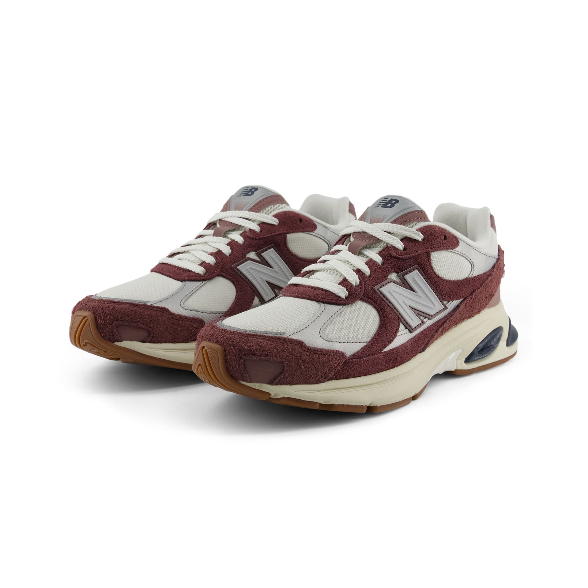 Кроссовки New Balance NB 2010 Повседневная обувь MID Топ Белый Темно-красный Унисекс - изображение 3