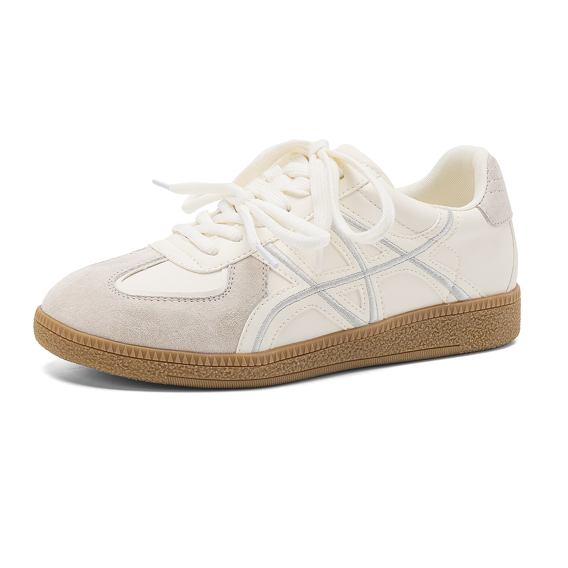 Кроссовки DAPHNE German Army Trainers Low Top Beige Women's - изображение 1
