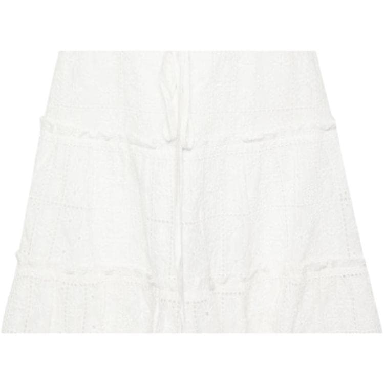 Платье GANNI Короткий Sleeved Платье Women's White - изображение 6