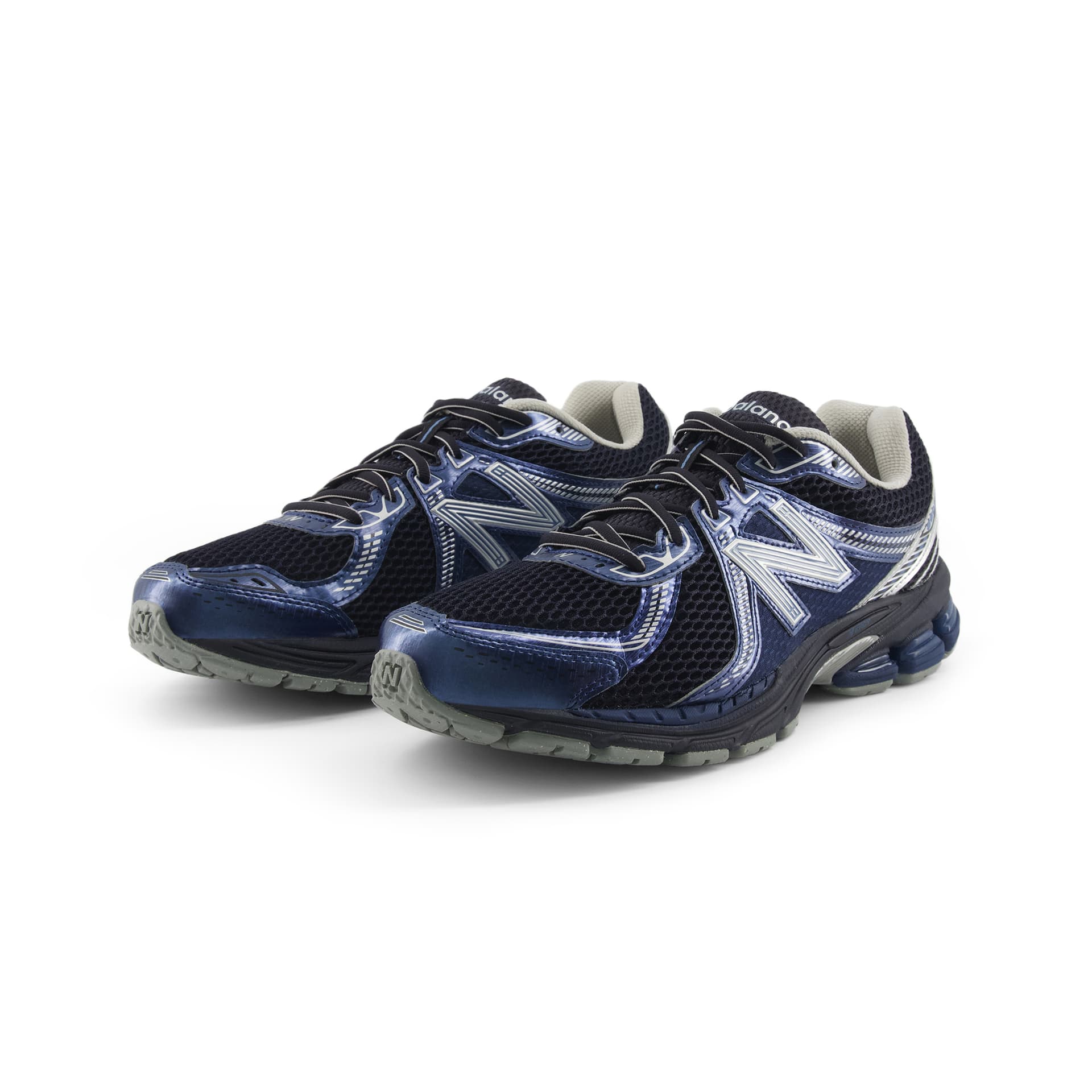 Кроссовки New Balance NB 860 v2 Повседневная обувь MID Топ Темно-синий Серебряный Унисекс - изображение 3