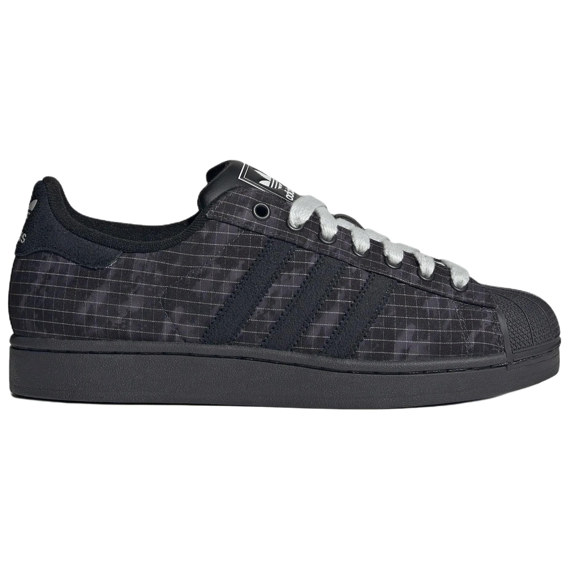 Кроссовки Adidas Originals Superstar 2 Skate Shoes Low Top Темно-серый Черный Графитовый Черный Унисекс - изображение 2