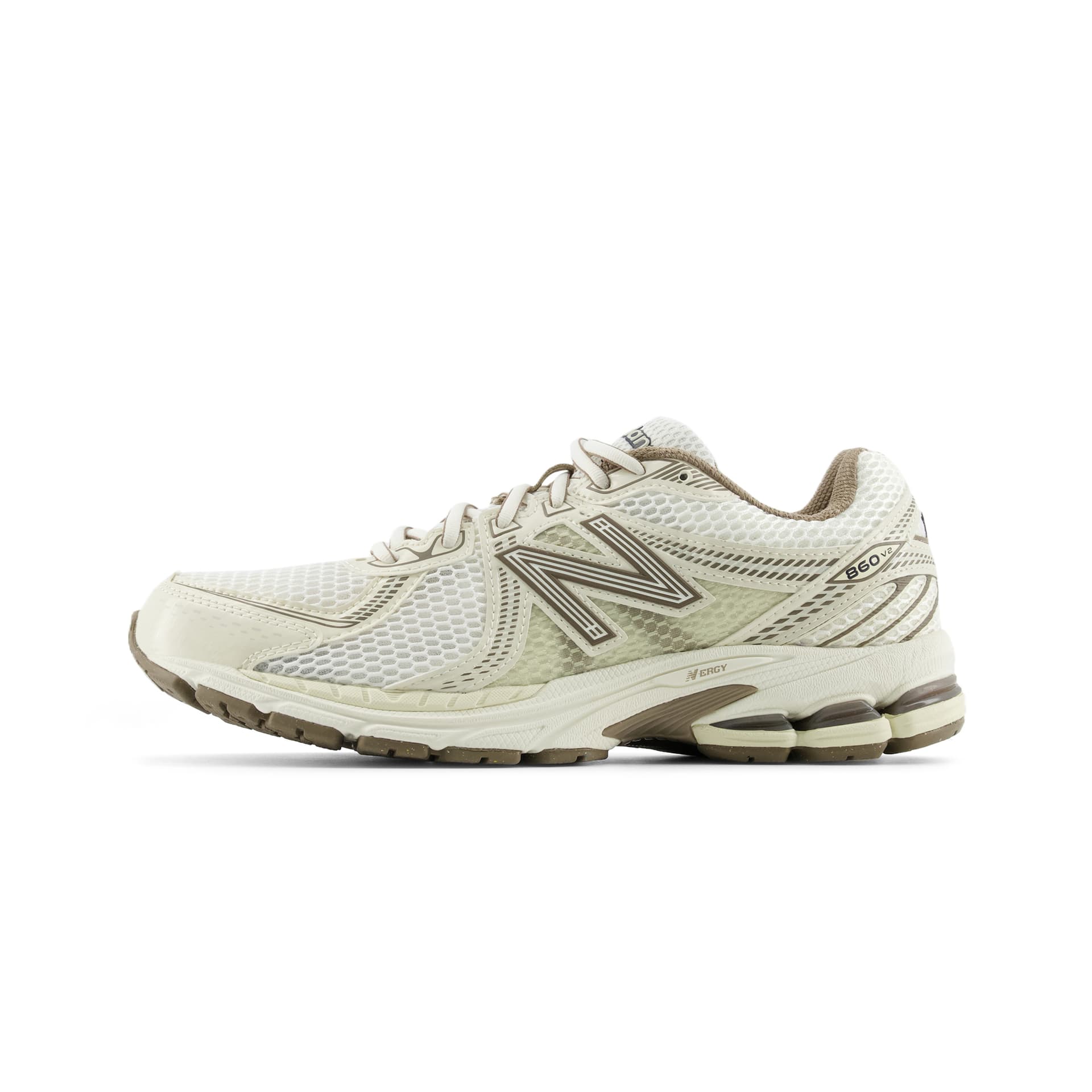 Кроссовки New Balance NB 860 v2 Повседневная обувь MID Топ Белый Светлый Бежевый Унисекс - изображение 1