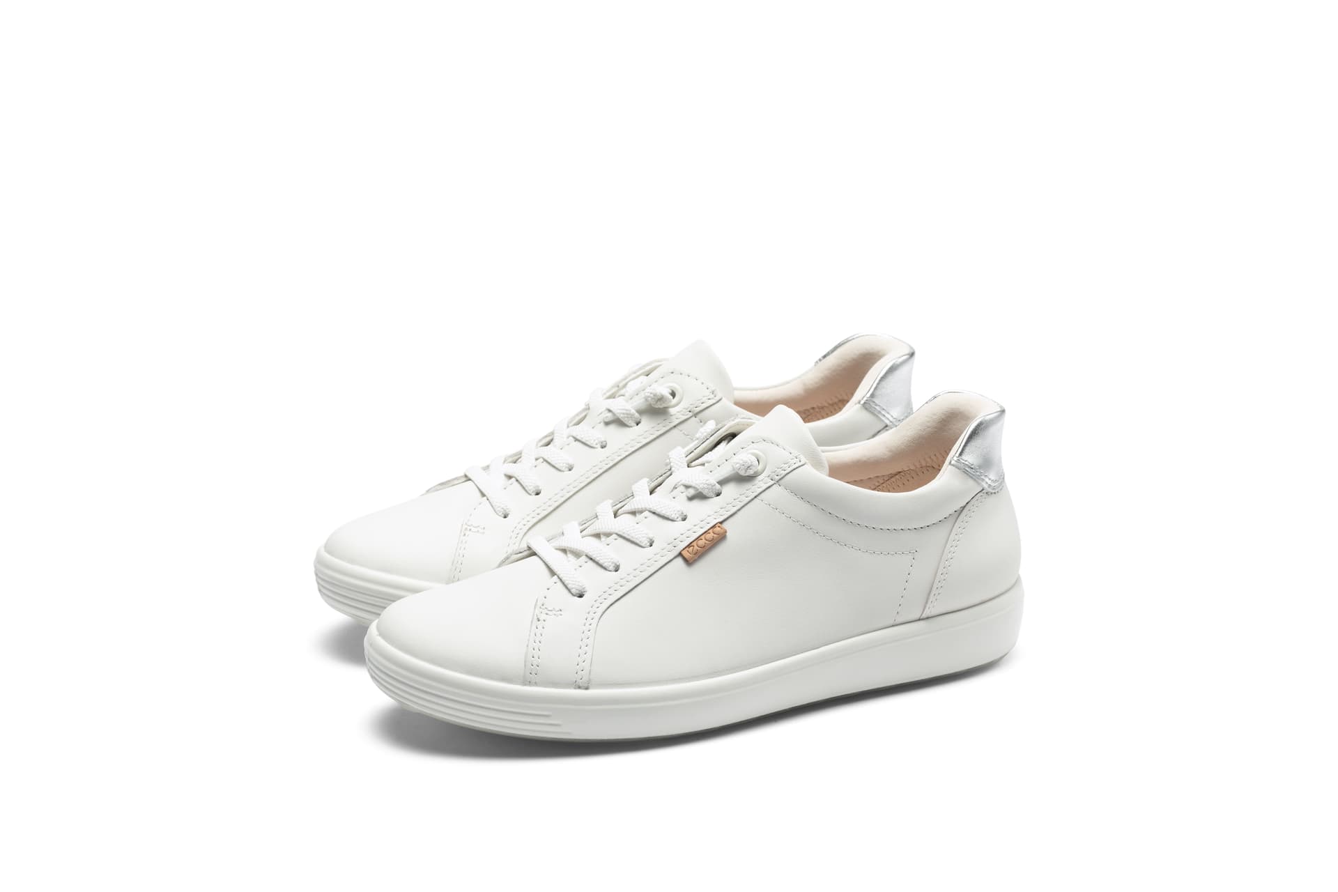 Кроссовки Ecco Fluttershy Cool Size 7 Повседневная обувь Low Топ Белый Женские - изображение 3