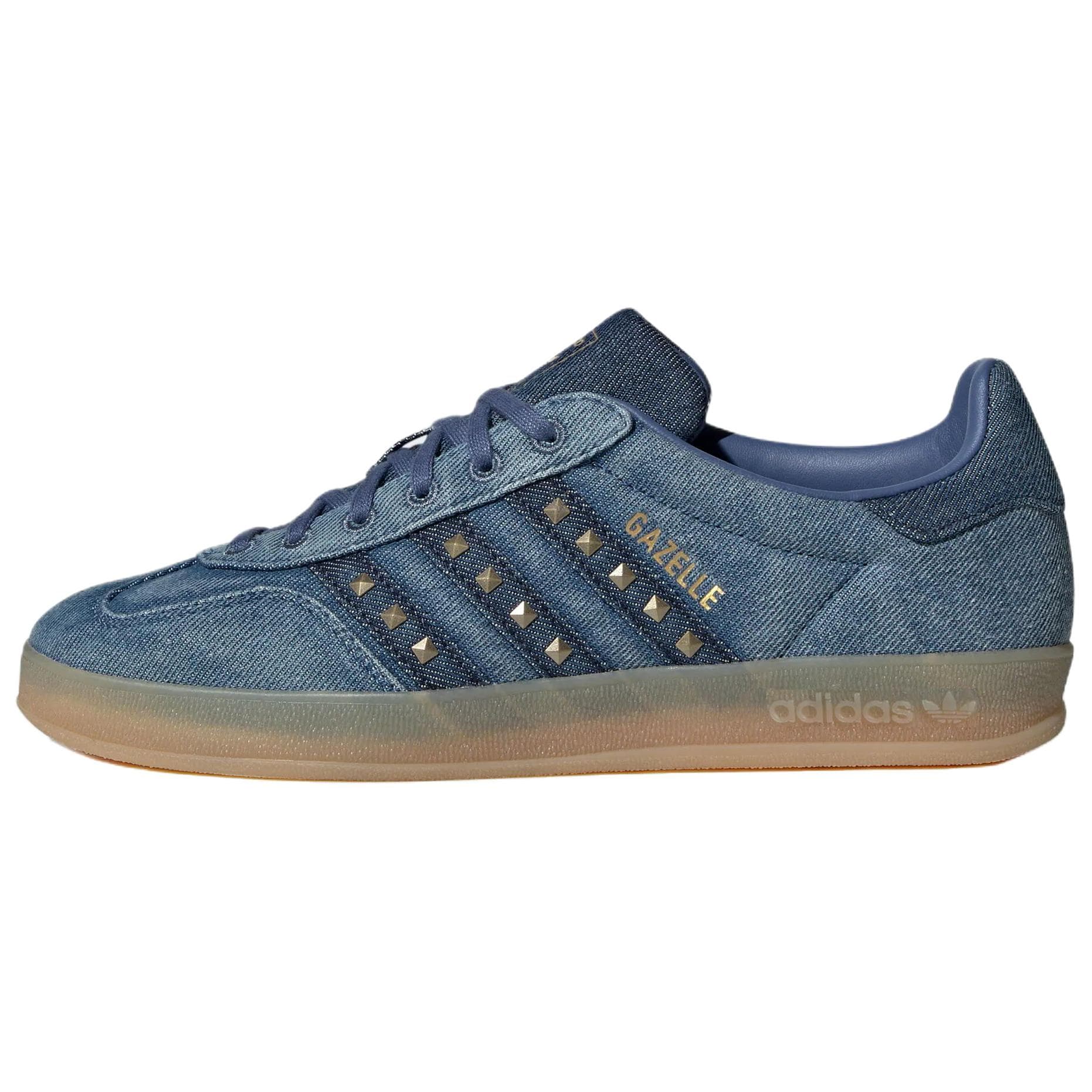 Кроссовки Adidas Originals GAZELLE INDOOR Кеды немецкой армии (GAT) Темно-синий Женские - изображение 1