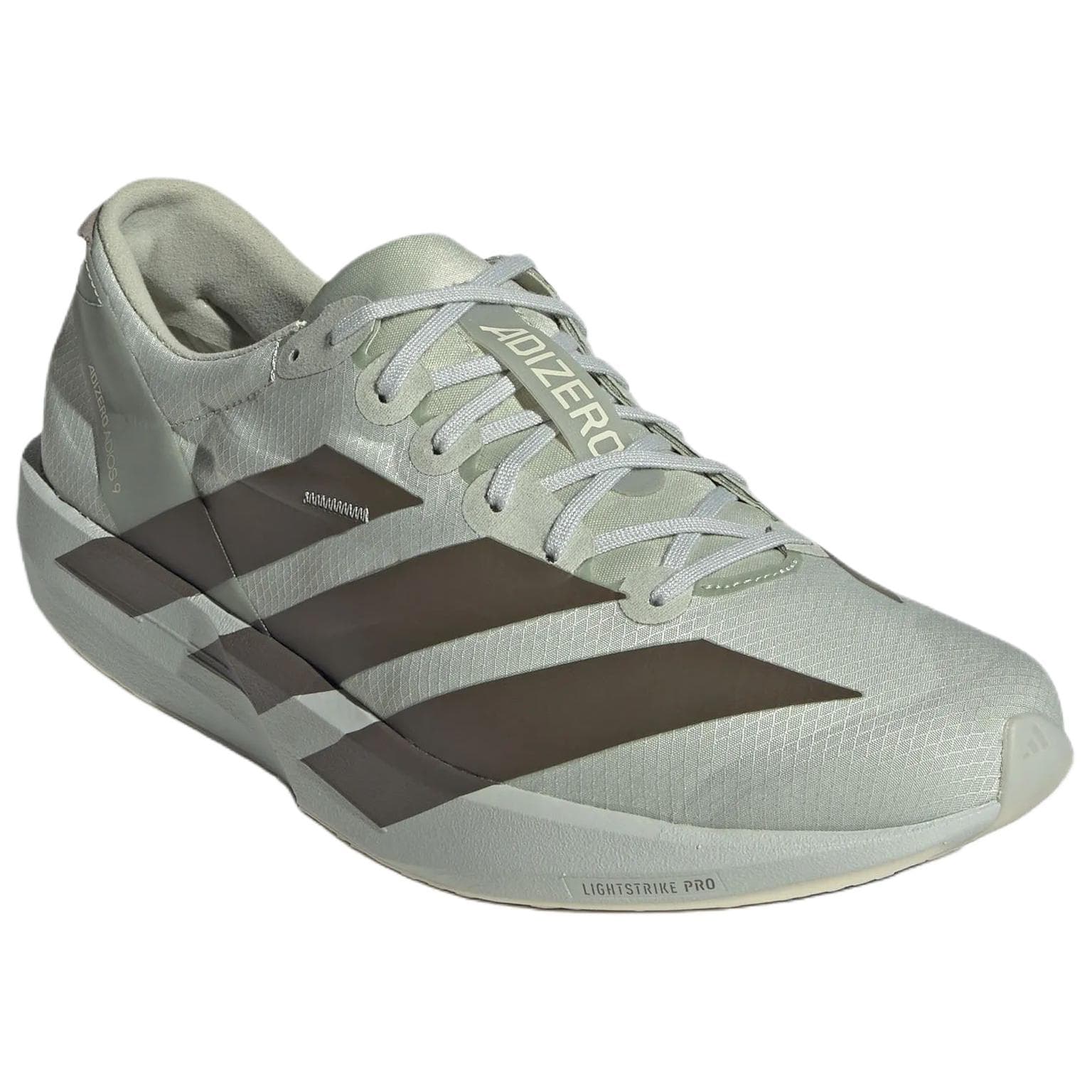 Кроссовки для бега Adidas Adizero Adios 9 Беговые кроссовки Halo Зеленый Ветвистая умбра ICICLE Золото Мужской - изображение 4