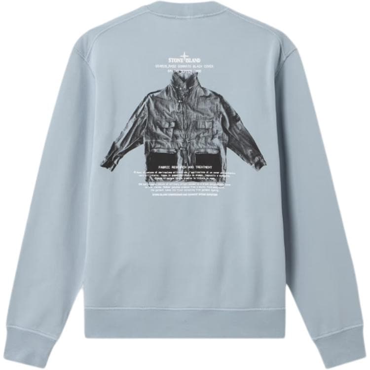 Худи Stone Island Пепельные Мужские Толстовки - изображение 2