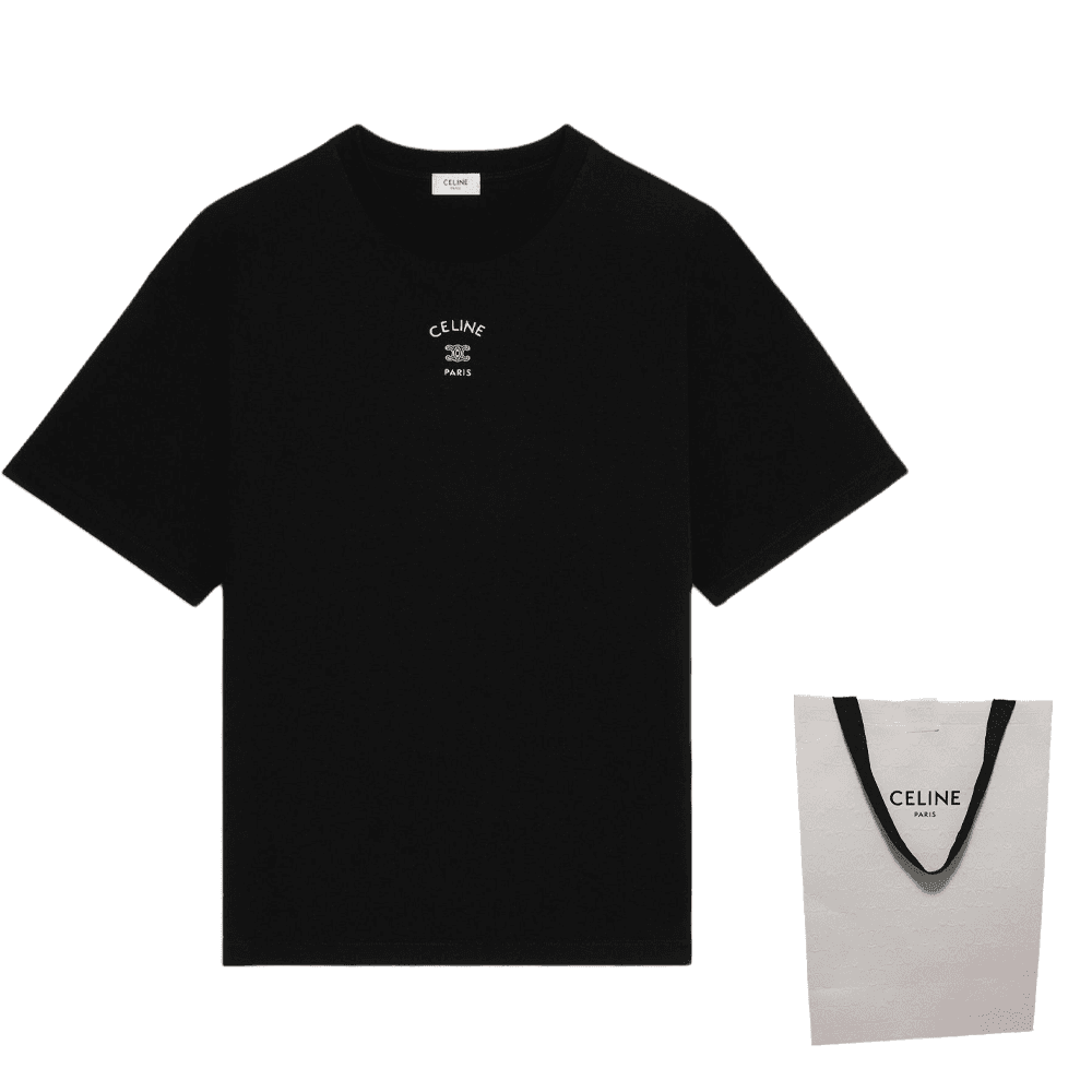 Футболка CELINE Logo T - изображение 10