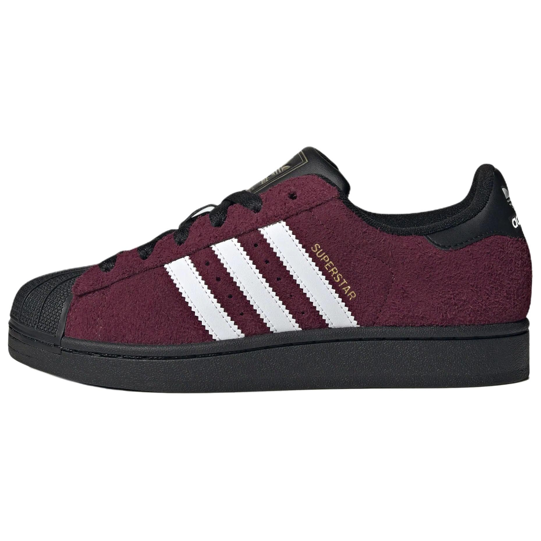 Кроссовки Adidas Originals SUPERSTAR 2 Скейтборд Кроссовки Низкие Темно-красный Фиолетовый Белый Черный Женские - изображение 1