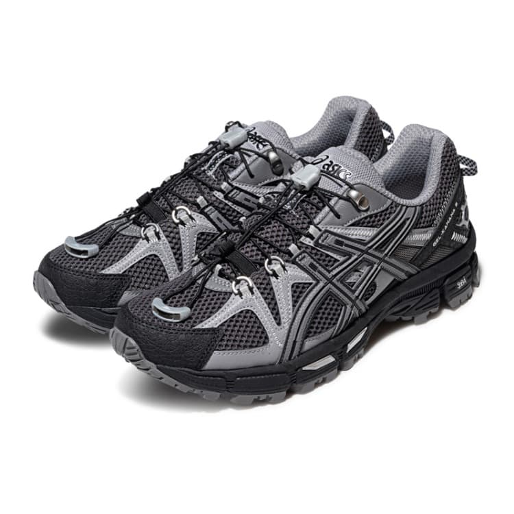 Кроссовки для бега ASICS Гель Kahana 8 FL Беговые кроссовки Низкий Топ Серый Унисекс - изображение 3