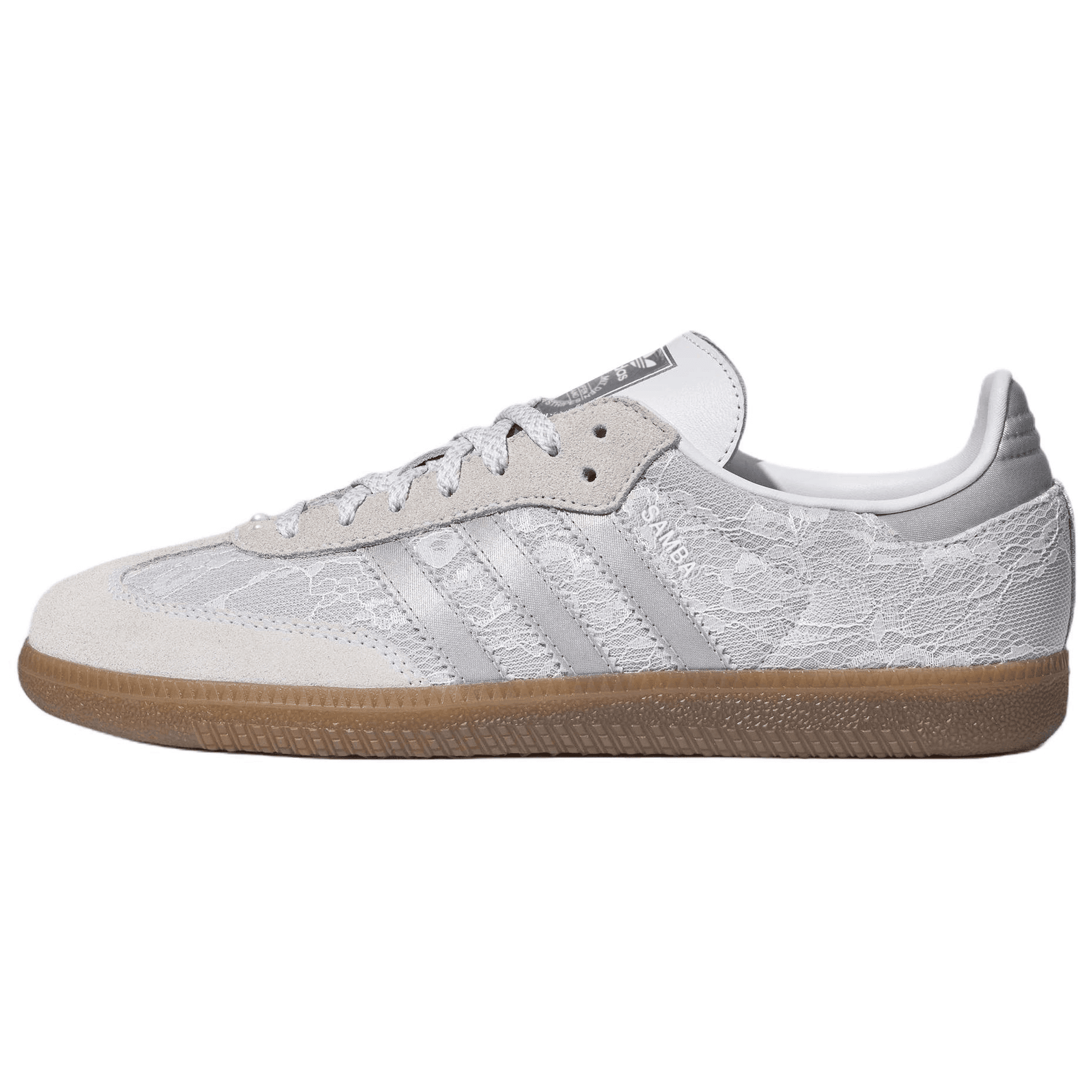 Кроссовки Adidas Originals Samba OG Кеды немецкой армии (GAT) Низкий Топ Белый Светло-Серый Унисекс - изображение 1