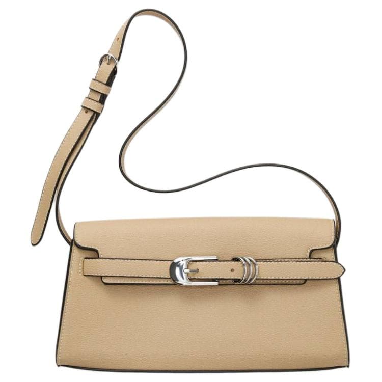 Сумка через плечо H M Crossbody Bag Beige Women's - изображение 3