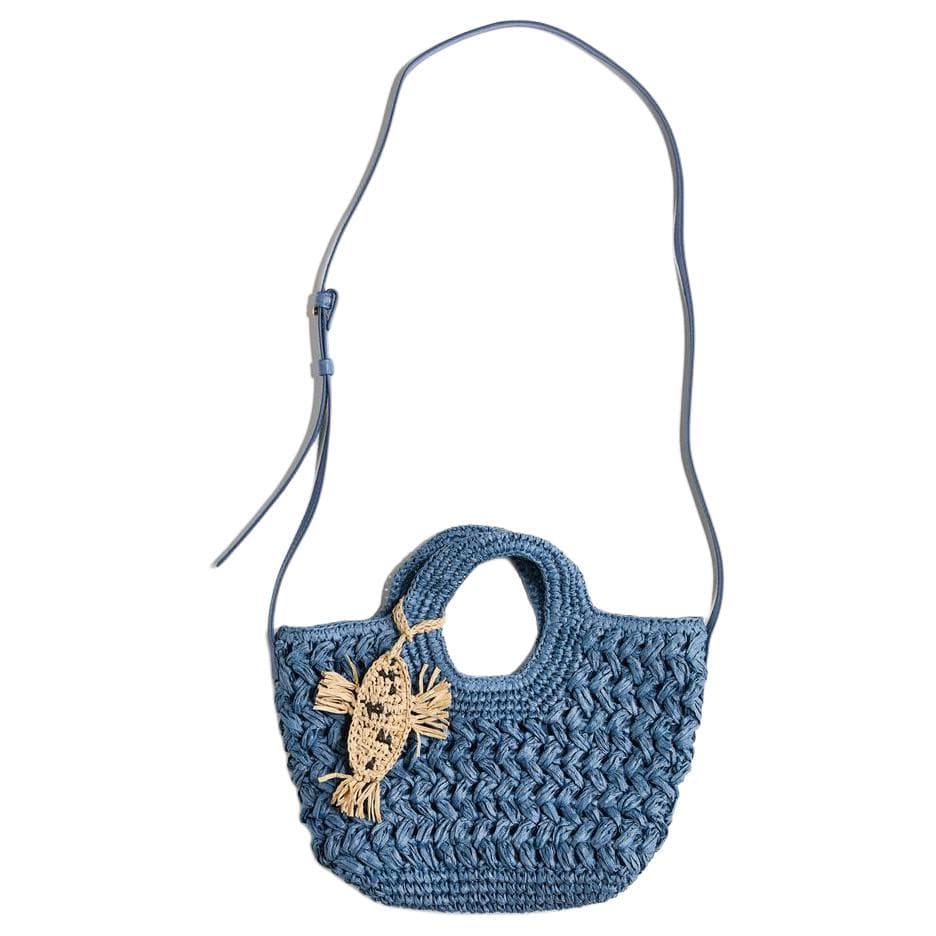 Сумка через плечо H M Crossbody Bag Gray Blue (Брелок Включен) Женская - изображение 1