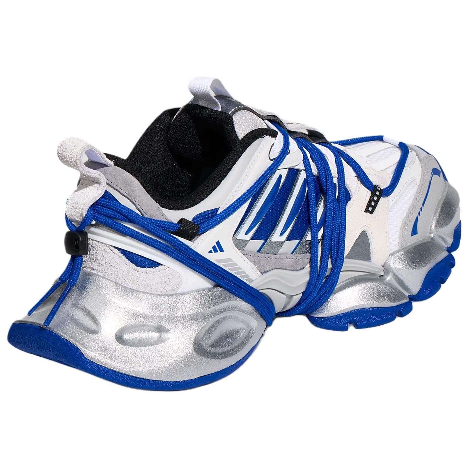 Кроссовки для бега Adidas XLG RUNNER DELUXE 2,0 Беговые кроссовки Белый Синий Унисекс - изображение 4